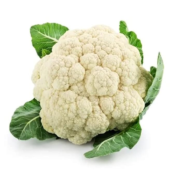 Fresh Cauliflower ( Fool Gobhi ) 1 piece, (400 - 600 g) Unpacked